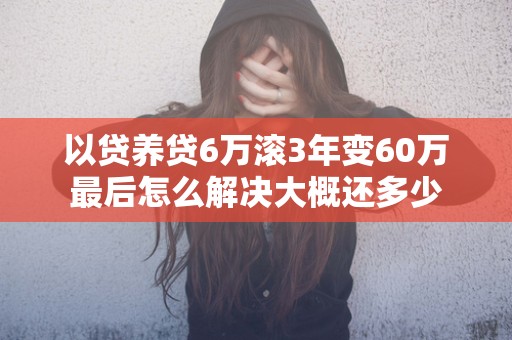 以贷养贷6万滚3年变60万最后怎么解决大概还多少