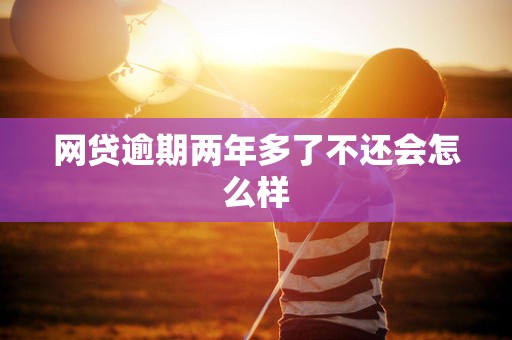 网贷逾期两年多了不还会怎么样