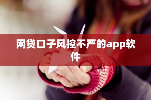 网贷口子风控不严的app软件