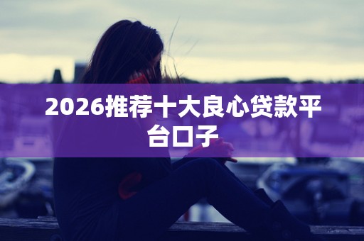 2026推荐十大良心贷款平台口子