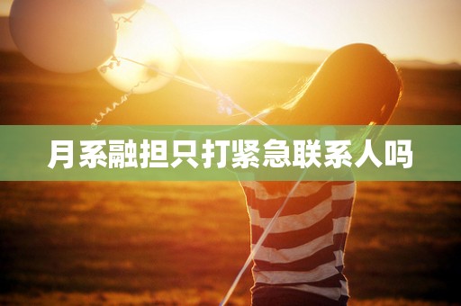 月系融担只打紧急联系人吗