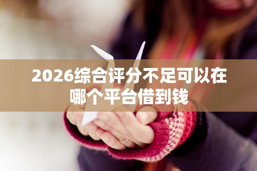 2026综合评分不足可以在哪个平台借到钱