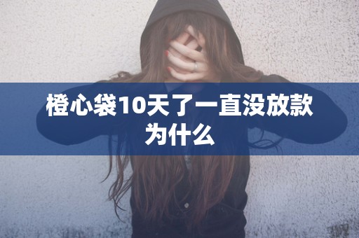 橙心袋10天了一直没放款为什么
