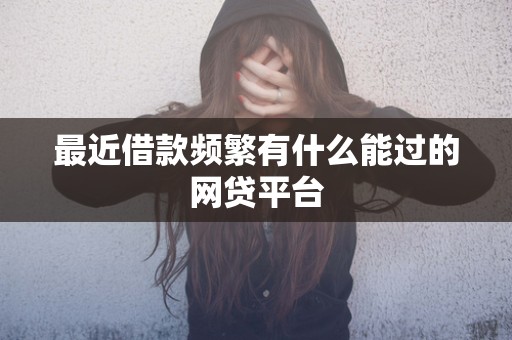 最近借款频繁有什么能过的网贷平台