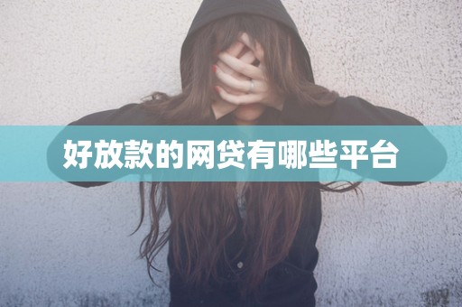 好放款的网贷有哪些平台