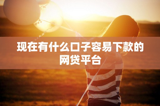 现在有什么口子容易下款的网贷平台 现在有什么口子容易下款的网贷平台